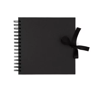 Album do zdobienia 20,5 cm x 20,5 cm - czarny (40 kartek) - Scrapbooking - miniaturka - grafika 1