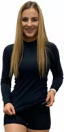 Koszulki sportowe damskie - SPORT T-shirt z długim rękawem - damska .M .czarny - miniaturka - grafika 1