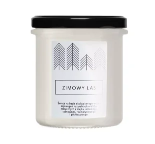 Hagi Świeca Sojowa - Zimowy Las Świeca na bazie ekologicznego wosku sojowego - Zimowy Las 230 g - Świece - miniaturka - grafika 1