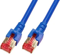 Kable miedziane - EFB Elektronik 0.25m Cat6 S/FTP kabel sieciowy Niebieski 0,25 m K5513.0,25 - miniaturka - grafika 1