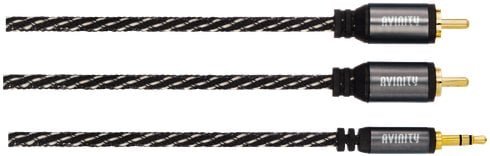 Avinity 2 RCA - 3 5mm 1.5 m melna/peleka - Vads