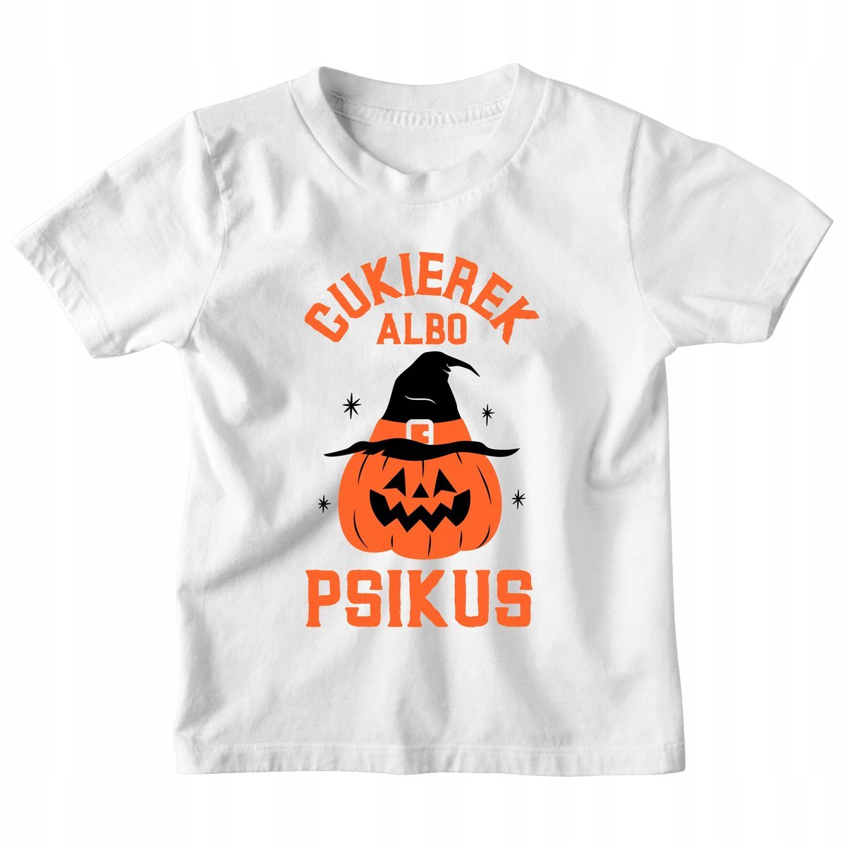 KOSZULKA CUKIEREK ALBO PSIKUS HALLOWEEN DYNIA 134