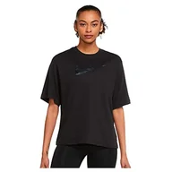 Koszulki i topy damskie - Nike W Nk DF Boxy Nk One Koszulka damska - miniaturka - grafika 1