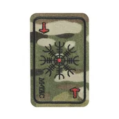 Odzież taktyczna i umundurowanie - M-Tac - Naszywka haftowana Karta HeĹm Grozy - Multicam - 51392008 - miniaturka - grafika 1