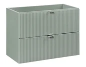 Szafki łazienkowe - Szałwiowa szafka pod umywalkę z szufladami - Selmira 3X 80 cm - miniaturka - grafika 1