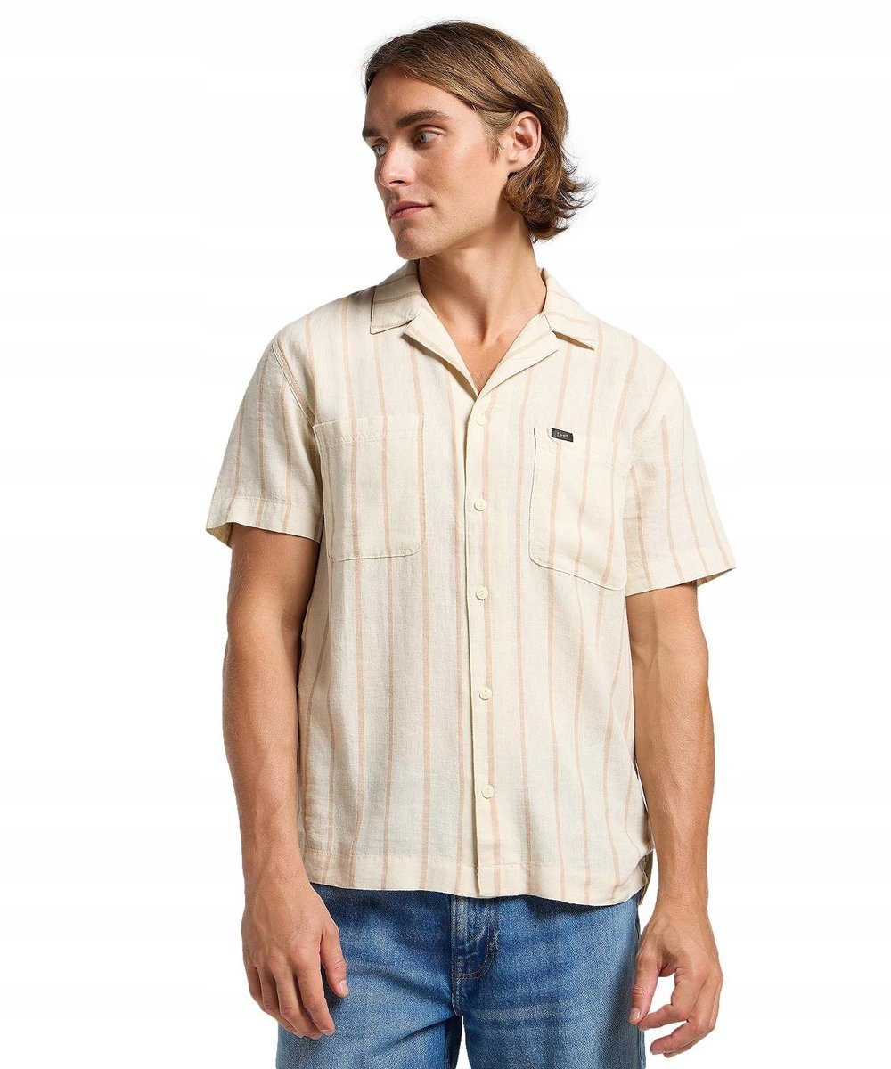 Koszula Lee 2 PKT CAMP SHIRT 112363920 Soy Bean XL