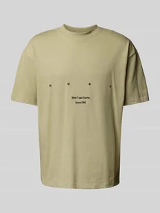 T-shirt z okrągłym dekoltem model ‘Duwrite’ - Koszulki męskie - miniaturka - grafika 1