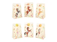 Opakowania i torebki na prezenty - Torebki papierowe Koniki - 6 szt. - miniaturka - grafika 1