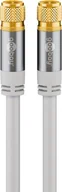 Kable - Goobay 70606 kabel koncentryczny 3 m F Biały - miniaturka - grafika 1