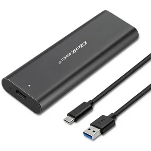 Qoltec Obudowa kieszeń do dysków M.2 SATA SSD NGFF USB typ C - Obudowy i kieszenie na dyski twarde - miniaturka - grafika 1