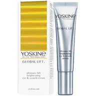Kosmetyki pod oczy - Yoskine YOSKINE GLOBAL LIFT Ultimate lift brightening - eye & mouth cream Kremy pod oczy 15 g Damski - miniaturka - grafika 1