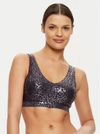 Koszulki sportowe damskie - Chantelle Biustonosz top Soft Stretch C11DQ1 Granatowy - miniaturka - grafika 1