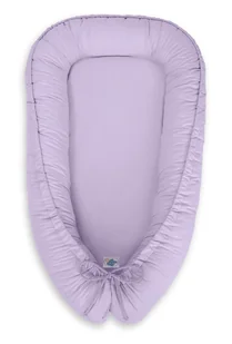Kokon niemowlęcy dwustronny kojec otulacz Premium MY SWEET BABY- fioletowy - Kokony niemowlęce - miniaturka - grafika 1
