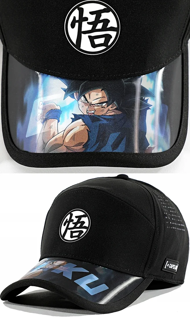 CZAPKA Z DASZKIEM CAPSLAB GOKU CAP DRAGON BALL Z SUPER ANIME HOLOGRAM