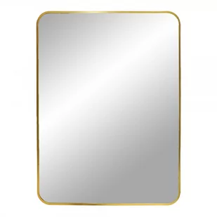 Lustro Madrid prostokąt złote 50x70 - Lustra - miniaturka - grafika 1