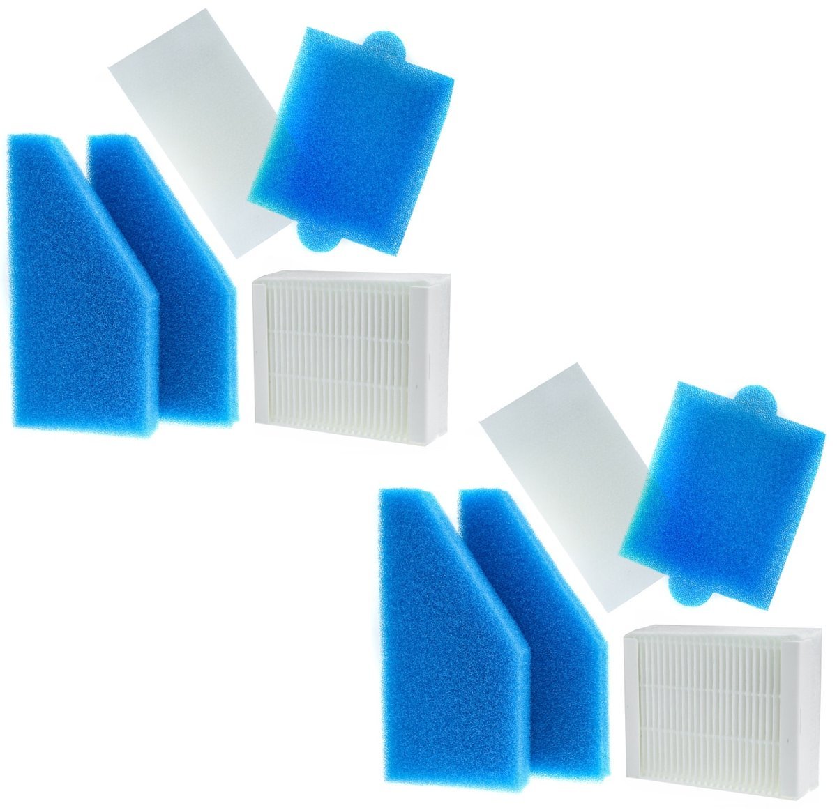 2x Komplet Zestaw Filtrów Filtr do Odkurzacza Thomas Aqua + Pet & Family