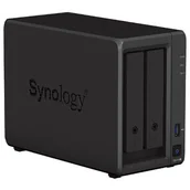 Serwery plików NAS i macierze dyskowe - Synology Serwer NAS DS723+ 2x0HDD 2GB DDR4 AMD R1600 3,1Ghz 2x1GbE RJ45 3Y - miniaturka - grafika 1