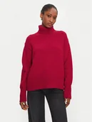 Swetry damskie - JOOP! Golf 58 JW244KN342 30043952 Czerwony Loose Fit - miniaturka - grafika 1