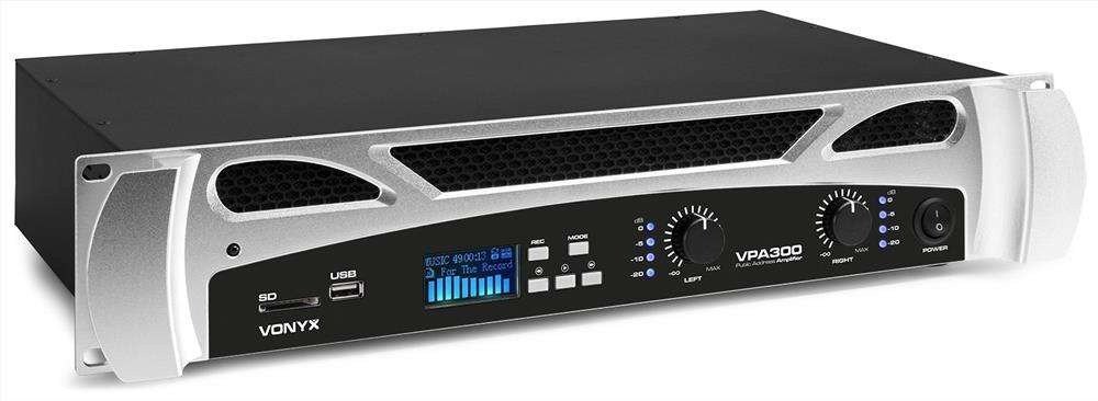 Vonyx Wzmacniacz 2x150W MP3 BT VPA300 one size