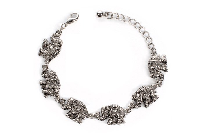 Bransoletka Ze Słoniami Lucky Elephants