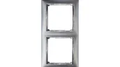 Klawisze i ramki - Legrand Valena Aluminium/Srebro Ramka x2 770352 - miniaturka - grafika 1