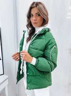 Kurtka zimowa damska pikowana SPACE zielona Dstreet TY4069-XXL - Kurtki damskie - miniaturka - grafika 1