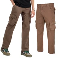 Odzież taktyczna i umundurowanie - Spodnie Alpha Industries Jet Pant 101212 183 - Taupe 36 - miniaturka - grafika 1