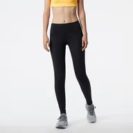 Spodnie sportowe męskie - Spodnie New Balance WP21273BK  czarne - miniaturka - grafika 1