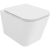 Miski WC - Mexen Teo miska wc Rimless Tornado z deską wolnoopadającą slim, duroplast, biała połysk - 30850600T - miniaturka - grafika 1