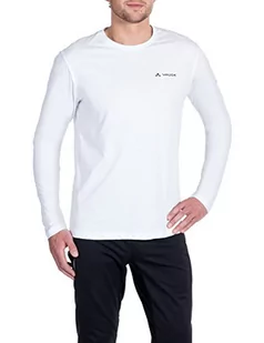 Vaude VAUDE męski T-shirt Brand Long Sleeve, biały, L 064540015400 - Koszulki męskie - miniaturka - grafika 1