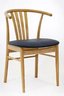Krzesła - Woodica Krzesło dębowe NK-46 Tapicerka NK-46 - miniaturka - grafika 1