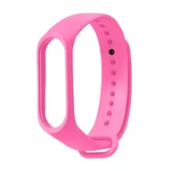 Akcesoria do smartwatchy - Pasek silikonowy do Xiaomi 5/6 - różowy - miniaturka - grafika 1