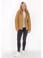 Kurtki damskie - Schmuddelwedda Parka w kolorze jasnobrązowym - miniaturka - grafika 1