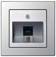 Gniazdka elektryczne - COMPUTER SOCKET ĮKL-001-01METAL EPSILON - miniaturka - grafika 1