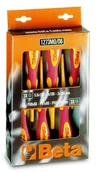 Śrubokręty - BETA KOMPLET wkrętakÓW KRZYŻAKOWYCH W IZOLACJI 6 SZT. 1273MQ/D6 - miniaturka - grafika 1