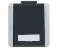 Wtyczki i adaptery - OBUDOWA HERMETYCZNA DO ZŁĄCZ KEYSTONE FX2-IP44 IP44 DELTA NETWORK - miniaturka - grafika 1