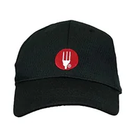 Czapki damskie - Chef Works Logo czapka baseballowa Cool Vent, czarna, jeden rozmiar - miniaturka - grafika 1