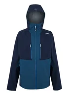 Kurtki i kamizelki sportowe męskie - Regatta Kurtka funkcyjna 3w1 "Sacramento" w kolorze granatowo-niebieskim - miniaturka - grafika 1