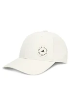 Czapki damskie - adidas by Stella McCartney Czapka z daszkiem JZ5519 Beżowy - miniaturka - grafika 1