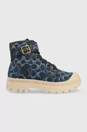 Trampki damskie - Coach Coach trampki Trooper Denim Boot damskie kolor granatowy - miniaturka - grafika 1