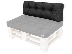 Poduszka oparcie na meble z palet, Leo, Czarny Ekolen, 120x40 cm - Poduszki ogrodowe - miniaturka - grafika 1