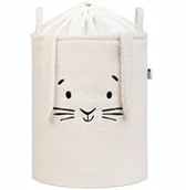 Pojemniki na zabawki - SIPO-BB04 KOSZ SOFT KRÓLIK KREMOWY - miniaturka - grafika 1