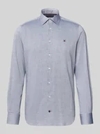 Koszule męskie - Koszula biznesowa o kroju regular fit z czystej bawełny - miniaturka - grafika 1