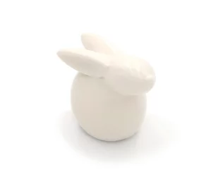 Króliczek Wielkanocny Królik Ceramiczny Biały 5,5 Cm - Wielkanoc - miniaturka - grafika 1