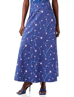 Spódnice - Spódnica damska Love Moschino Długa Skirt, Dandelion F.blu, 36 - grafika 1