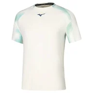 Koszulki sportowe męskie - Koszulka męska Mizuno Frontier Shadow Tee M White M - miniaturka - grafika 1