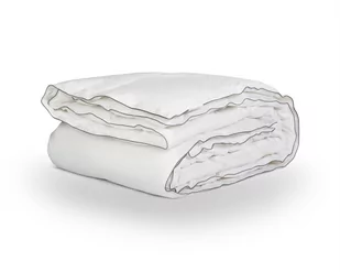 200x220 Cotton Touch pojedyncza kołdra z perkalu k. biały - Kołdry - miniaturka - grafika 1