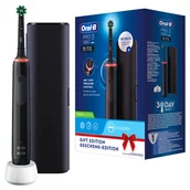 Szczoteczki do zębów - Szczoteczka Oral-B Pro 3 3500 Etui Black Edition - miniaturka - grafika 1