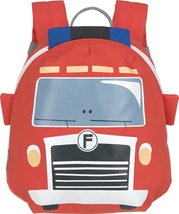 Lassig Lassig Tiny Drivers Wóz Strażacki Mini czerwony - Plecaki szkolne i tornistry - miniaturka - grafika 1
