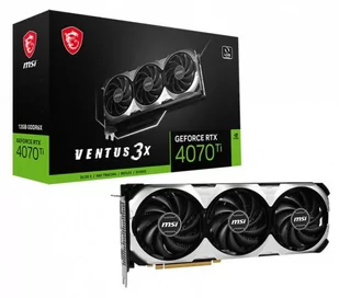 MSI GeForce RTX 4070 Ti VENTUS 3X 12G DLSS 3 - Karty graficzne - miniaturka - grafika 1